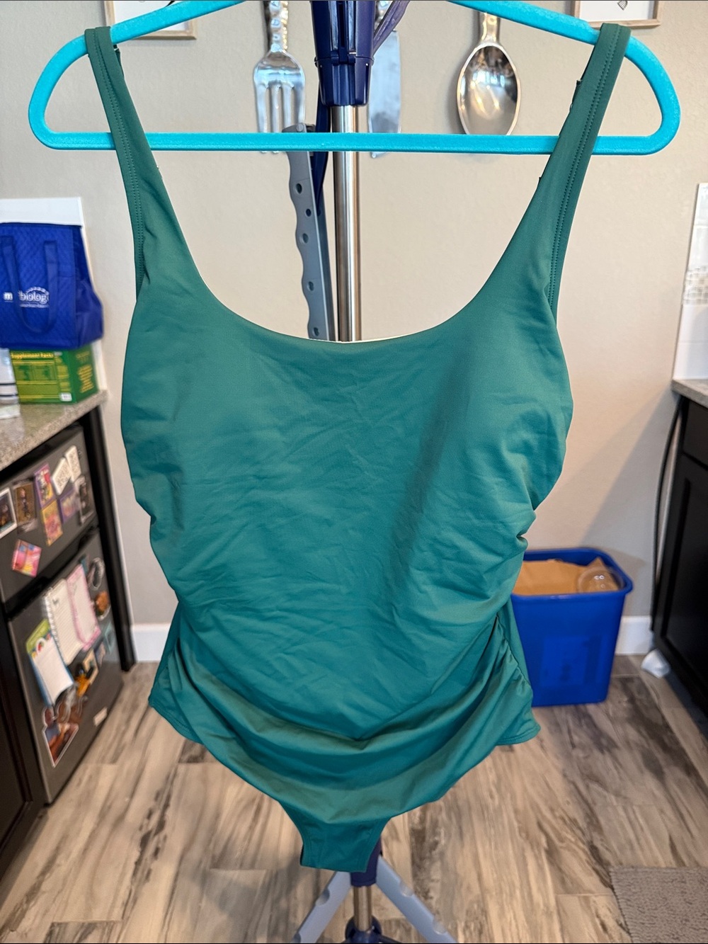 Cupshe Teal Green One-Piece Swimsuit. Size L